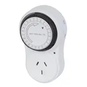[TechBrands] 24 Hour Mechanical Outlet Timer A-N Switch
