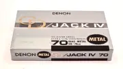 DENON METAL CD JACK IV 70 Blank Audio Cassette Tape (Sealed) NEW
