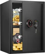 50 Cm (H) 2.5 Cub Large Home Safe Fireproof Waterproof, Anti-Theft Fireproof Saf