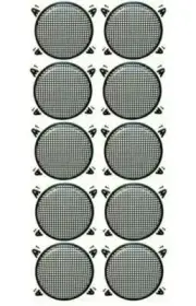 10 MK Audio 12" Subwoofer Metal Mesh Cover Waffle Speaker Grill Protect Guard DJ