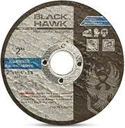 BHA Metal Cut Off Wheels for Die Grinders or Mini Benchtop Chop Saws, 2" x 1/16" x 3/8" - 10 Pack