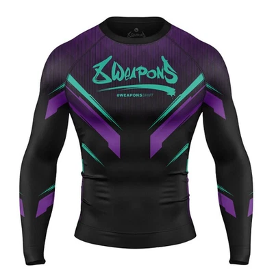 8 Weapons Rashguard LS Shift Cyber