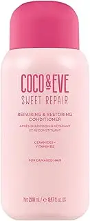 Coco & Eve Repairing & Restoring Conditioner - Repair and Hydrate Dry, Damaged, Color Treated Hair. Anti Breakage & Split Ends, Strengthens Weak Hair Bond and Texture. For All Hair Types (280ml)