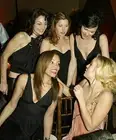 Annie Parisse Kathryn Hahn Shalom Harlow Michael Michele Kate Hud- 2003 Photo