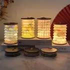Table Lamp LED Plastic Touch Multicolor Novelty Modern Round Portable USB Medium