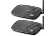 Hosmart Wireless Intercom System 1/2 Mile Long Range 10-Channel Security for Home or Office (2 Stations)