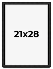 21x28 Shadow Box Black Rustic Barnwood Display Frame | 1.125 Inch Deep | 0.875