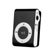 Mini MP3 Player Clip Running Sport Portable Music Play Support Micro SD Card Black