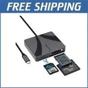 Portable USB-C Multi-Card Reader for Fast Data Transfer of CFexpress & microSD