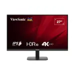 【VIEWSONIC 優派】VA2708-4K-MHD 27 吋 4K UHD 顯示器(27吋/4K UHD/HDMI/DISPLAYPORT/內建揚聲器/IPS面板)