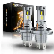 H4 LED Headlight Headlamp Bulbs Conversion Kit High&Low Beam 6000K Bright White (for: Smart)