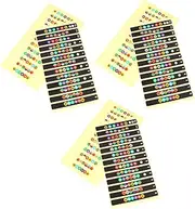 GOOHOCHY 6 Pcs Guitar Fretboard Stickers Dot Stickers Aesthetic for Boys and Girls Adults Easy Install Remove Decals for Classical Acoustic Electric Guitars