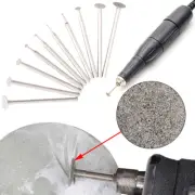 0.5-16mm Thin Disc T Head Diamond Burrs Grinding Bits Carving Stone Tools