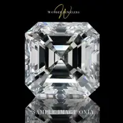 2.5 Carat Asscher Cut Loose Diamond GIA Certified F/VS1 + Free Ring (7438444426)