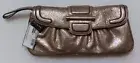 Vintage Bill Blass New York Couture Chardonnay Ethan Pewter Clutch Purse -$495!