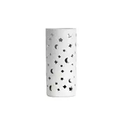 Cleo Ceramic Table Lamp with Star and Moon Cutouts
