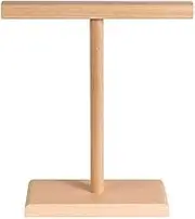 Headset Stand Headset Holder Vertical Wooden Stand Desktop Headphone Hanger Headphone Display Stand Game Table Accessories Headphone Stand Desktop Headset Holder (Color : Beech)