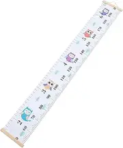 Kisangel Creative Cartoon Animal Growth Height Chart Ruler for Removable Wall Decal Durable Measurement Stickers for Rooms Fun Meaningful Decor