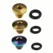 Achieve Optimum Braking with Bike Bicycle Bleed Titanium Screw & ORing