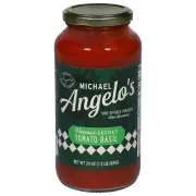 Michael Angelo's Sauce Pasta Tomato Basil 24 oz (Pack of 6)