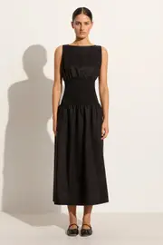 La Canella Midi Dress Black - Final Sale