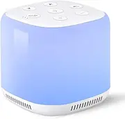 Portable White Noise Machine for Baby 34 Soothing Natural Sounds with Night Light and Timing Function Compact Size Sound Machine for White Noise Sleeping Aid and Noise Cancelling for Baby Kids Adults