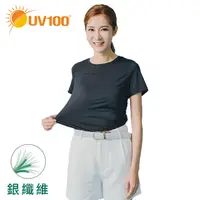 在飛比找蝦皮商城優惠-【UV100】防曬 抗UV-Apex銀纖維抗菌透氣上衣-女(