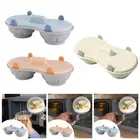 Microwave Egg Poacher Egg Boiler Practical Poached Egg Cooker with Lid