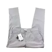 Golfino Gray The Techno Stretch Slim Golf Performance Trouser Size 34 NWT