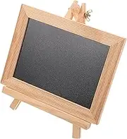 COHEALI 1 Set Simple Small Chalkboard with Base for Calligraphy and Drawing Design for Home Decor and Notification Use
