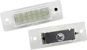 License Plate Light for VW Passat Caddy MK3 Golf Transporter T5 Touran, 2Pcs LED Number License Plate Light Lamp/3B5998026