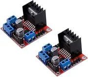 Qunqi 2Packs L298N Motor Drive Controller Board Module Dual H Bridge DC Stepper For Arduino