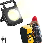 LED Keychain Light | 500 Lumens 4 Light Modes Rechargeable Pocket Light,Keychains USB Rechargeable Pocket Light for Camping Fishing Graduation Small Light