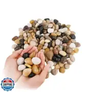 18 lbs Natural River Rocks 1-2 Inch Polished Pebbles Decorative Stones Landsc