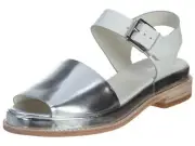 Clarks Madlen Sandal White Leather (Women's)