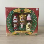 Sylvanian Families Calico Critters Baby Happy Christmas Set New In Box Japan