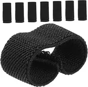 Abaodam 8pcs Elastic Belt Strap Keeper Flexible Nylon Belt Loop Holder for Hiking Sports Outdoor Activities Comfortable Fit