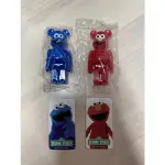 MEDICOMTOY BE@RBRICK 100% SESAME STREET 芝麻街 ELMO 餅乾怪獸 兩款合售