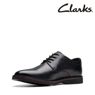 【Clarks】男鞋Atticus LT Lace 復古擦色感正裝休閒鞋(CLM73608D)