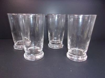 Set of 4 Libbey # 1454 9oz Beverage Glass 5" x 2 3/4" Box # 22