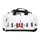 【NIKE 耐吉】JORDAN S 行李包 - 側背包 裝備袋 手提包 白 紅(JD2423006AD-002)