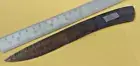 8" HAND MADE chopper Damascus steel Blue Fire knife blank blade quality 1476