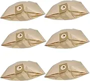 6X Vacuum Cleaner Bags Compatible with RVC-1220I-G (20L), VC20, VC20HD, VC20HDRD, VC23, VC23RG, RVC-1420C-G, Alto ATTIX 3, 350-01, 360-21, 360-2, Centix 60, Black & Decker VX50, VX51, VX90