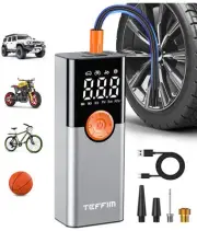 Portable Tire Inflator - Car Air Compressor with Digital Pressure Gauge - 150 PS