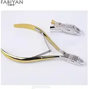 COMPANY LILI Stainless Steel Cuticle Scissor Nail Art Tools Gold Finger Dead Skin Cutter UV Gel Clipper Plier Trim Pedicure Manicure Nipper