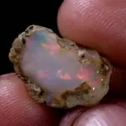 07.00 CTS. Ethiopian BIG Fire Opal Welo Rough AAA+ FIRE Cutting Grade USA DEALER