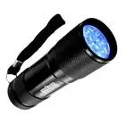 HQRP UV LED Ultra Violet Black Light Torch Lamp Check Currency Bill / Urine