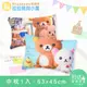 【享夢城堡】中枕63x45cm-拉拉熊Rilakkuma 拉拉熊與小薰-粉.藍 (5.8折)