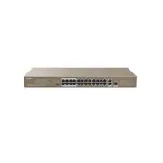 Tenda Tef1126P24250W 26 Port Fe Switch With 24 Port Poe