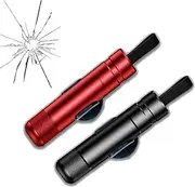 Hammerdex Glass Breaker, Safehammer Glass Breaker, Safe Hammer Glass Breaker, Seat Belt Cutter and Glass Breaker, Hammerdex Window Breaker with Seatbelt Cutter (2pcs-c)
